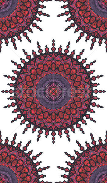 Mandala Hand gezeichnet Gold arabisch indian Stock foto © barsrsind