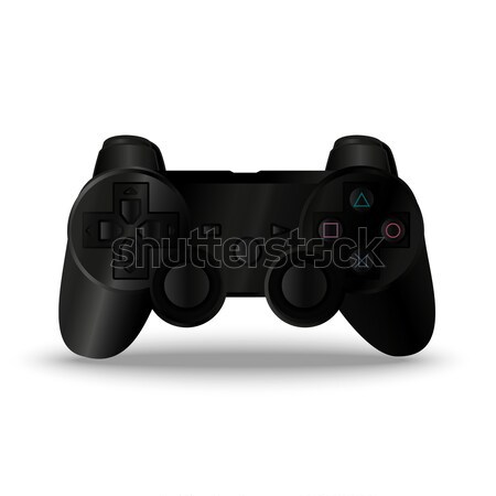 Dispositivo de juego palanca de mando juego consolar gamepad diseno Foto stock © barsrsind