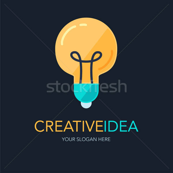 Creative успех Идея логотип простой инновация Сток-фото © barsrsind