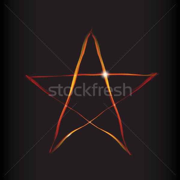 Fire Magic Star Stock photo © barsrsind