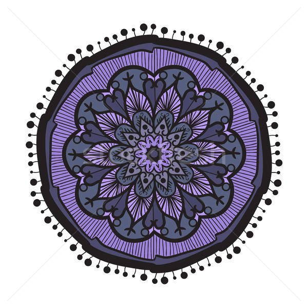 Mandala Line Template  Stock photo © barsrsind