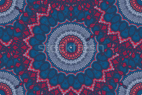Mandala Hand gezeichnet Gold arabisch indian Stock foto © barsrsind