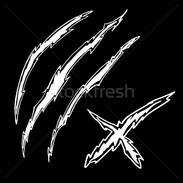 Dragon or monster claws Stock photo © barsrsind
