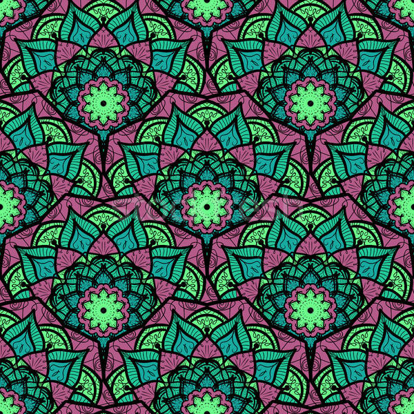 Mandala Seamless Pattern Stock photo © barsrsind