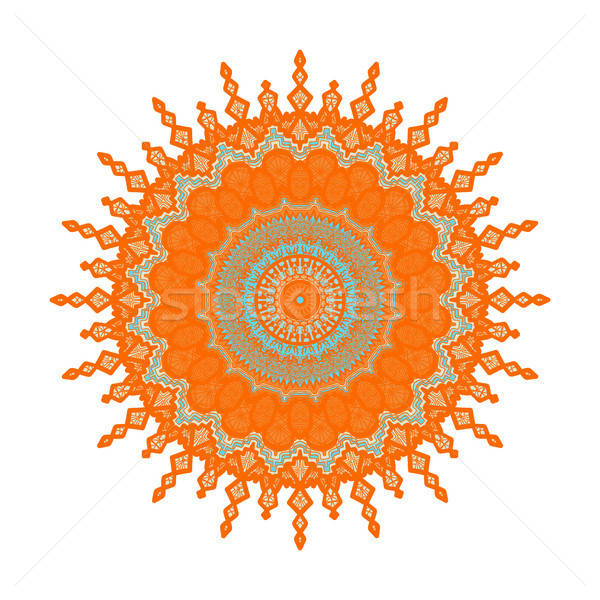 Stock photo: Mandala Line Template 