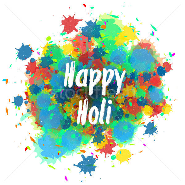 Happy Holi Festival Stock photo © barsrsind