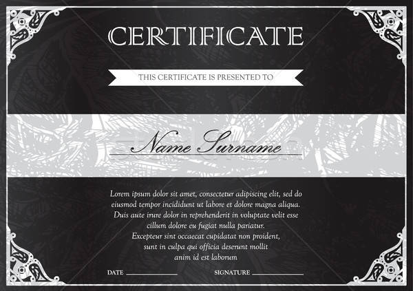 Certificate and diploma template Stock photo © barsrsind