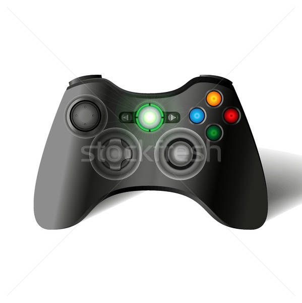 Controler de joc joystick joc consoleze gamepad tehnologie Imagine de stoc © barsrsind