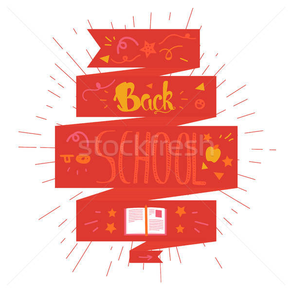 Back To School Lettering Stock photo © barsrsind