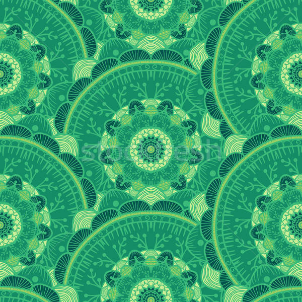 Mandala dessinés à la main arabe indian [[stock_photo]] © barsrsind