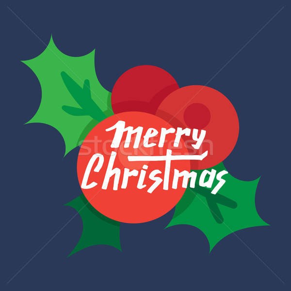 Merry Christmas and Happy New Year Stock photo © barsrsind