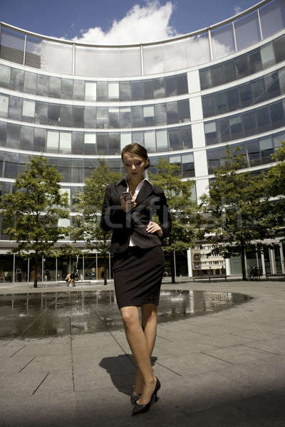 young businesswoman Stock photo © bartekwardziak