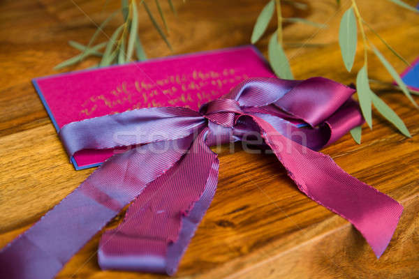 Handmade wedding invitations  Stock photo © bartekwardziak