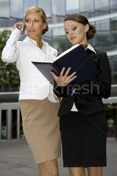 two businesswomen Stock photo © bartekwardziak