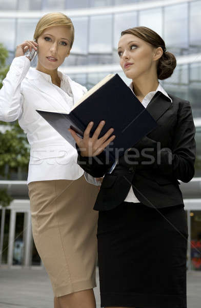 two businesswomen Stock photo © bartekwardziak