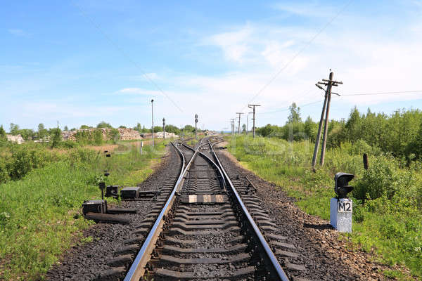 railway Stock photo © basel101658