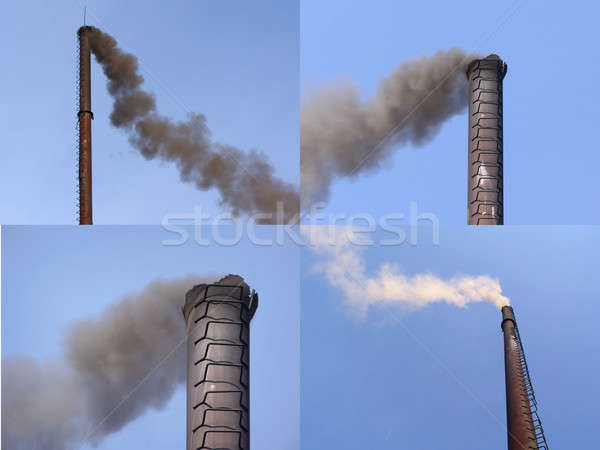 smoke from pipe Stock photo © basel101658