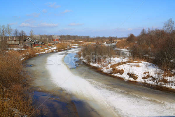ice on river Stock photo © basel101658