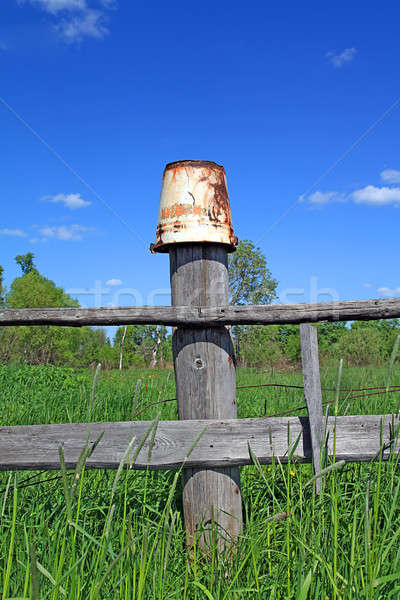 pail on pole Stock photo © basel101658