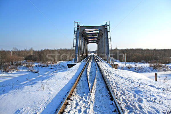 railway bridge Stock photo © basel101658