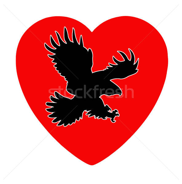 向量 畫 插圖 鳥 性質 心臟 商業照片 © basel101658
