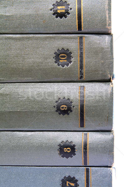 старые книгах бумаги школы фон прав Сток-фото © basel101658