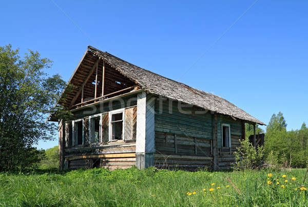 ruined rural house Stock photo © basel101658