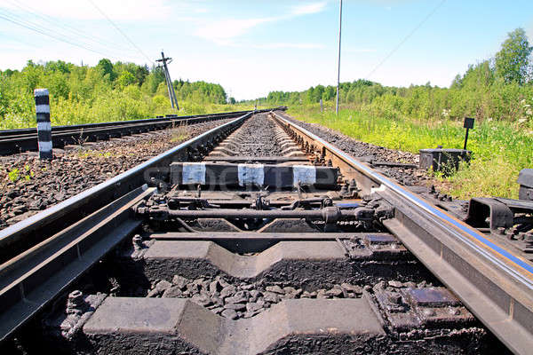 鉄道 建設 金属 トラフィック 輸送 方法 ストックフォト © basel101658