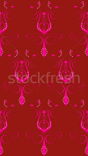 Pink Red Abstract Flower Stock photo © BasheeraDesigns