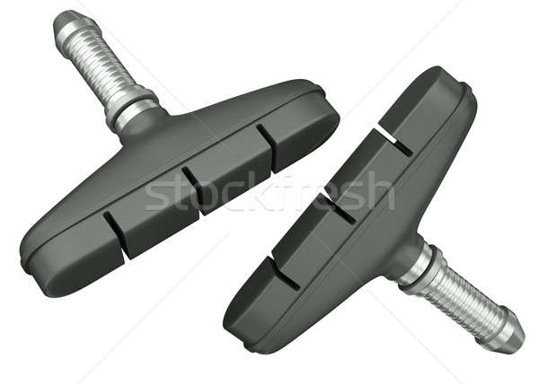 Stock photo: Bicycle brake pads