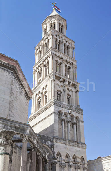 Campana torre catedral cielo iglesia Foto stock © bayberry