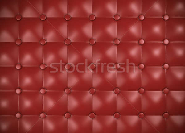 Bőr kárpit minta piros 3D renderelt Stock fotó © bayberry