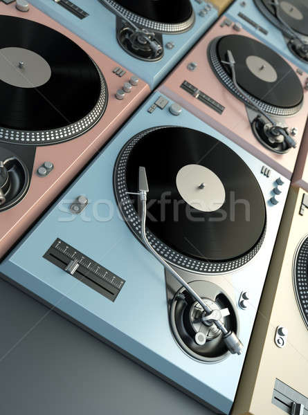 Turntables background
 Stock photo © bayberry