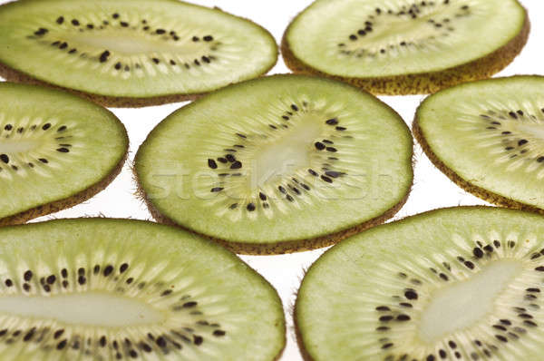 Foto stock: Kiwi · rebanadas · patrón · frutas · verano · comer