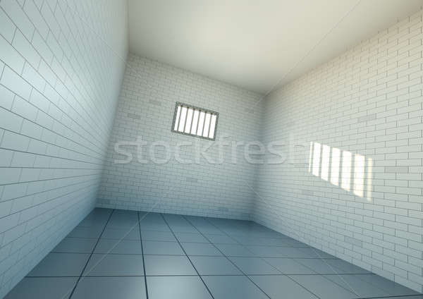 Cárcel vacío prisión células 3D prestados Foto stock © bayberry
