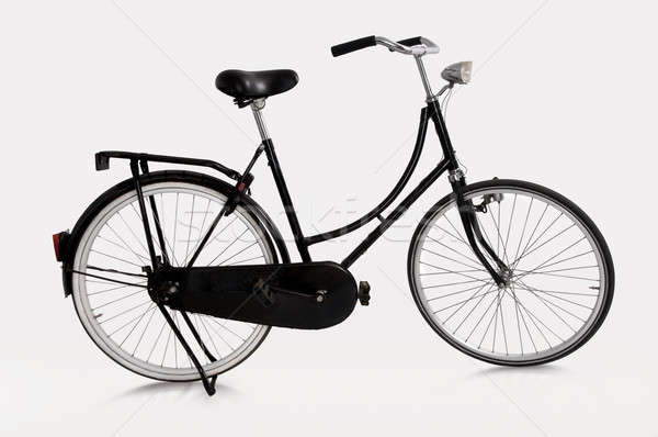 Hollanda bisiklet klasik beyaz arka plan bisiklet Stok fotoğraf © bayberry