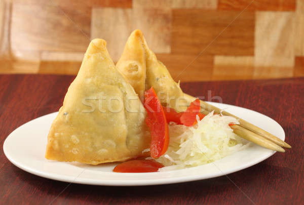 Sul asiático salada prato comida Foto stock © bdspn