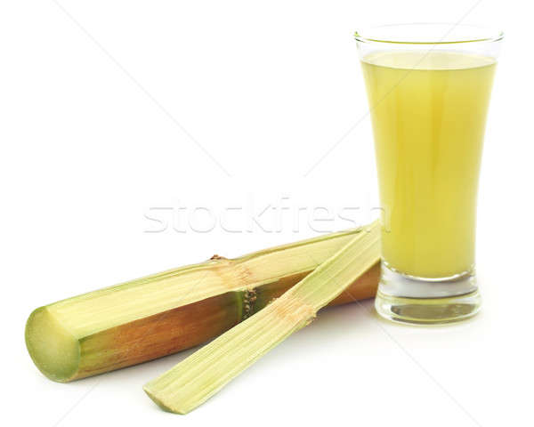 Piece of sugarcane juice Stock photo © bdspn