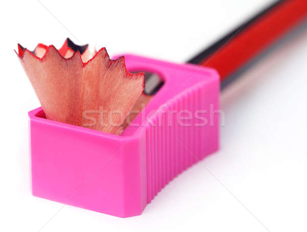 Wood pencil with sharpener Stock photo © bdspn