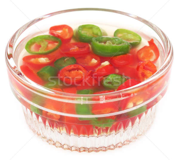 Red chili peppers Stock photo © bdspn