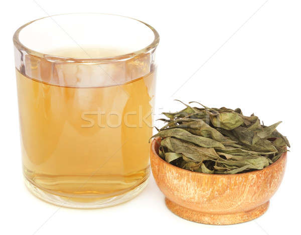 Stock photo: Medicinal Chirata with herbal juice