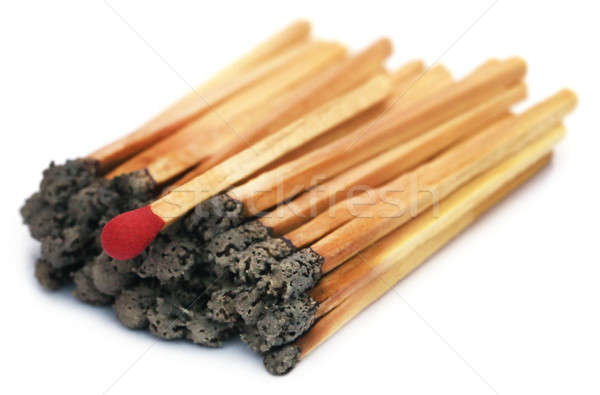 Burnt matchsticks Stock photo © bdspn