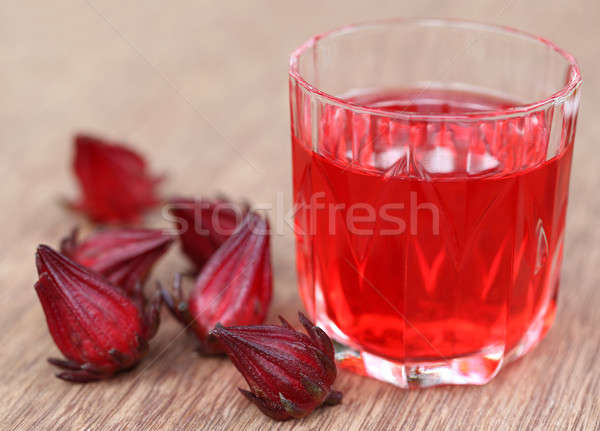 Roselle with drink Stock photo © bdspn