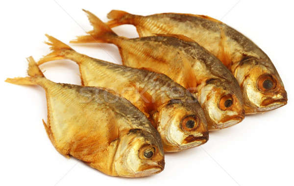 Dry scaled sardine fish Stock photo © bdspn