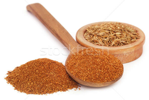 Crushed cumin with whole ones Stock photo © bdspn