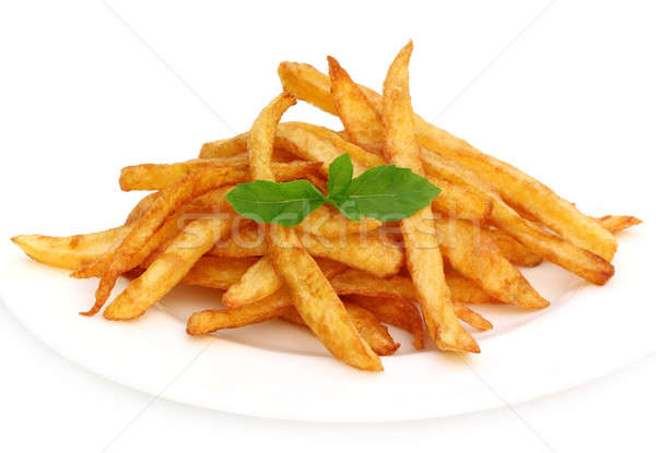 French fry with mint leaves Stock photo © bdspn