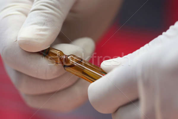 Close up of an ampoule Stock photo © bdspn