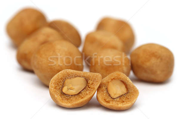 ピーナッツ 白 フルーツ 新鮮な シード ナット ストックフォト © bdspn