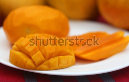 Ripe mangoes Stock photo © bdspn