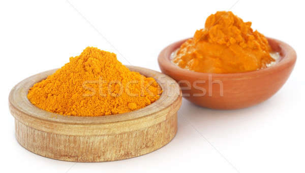 Ground and mashed turmeric Stock photo © bdspn